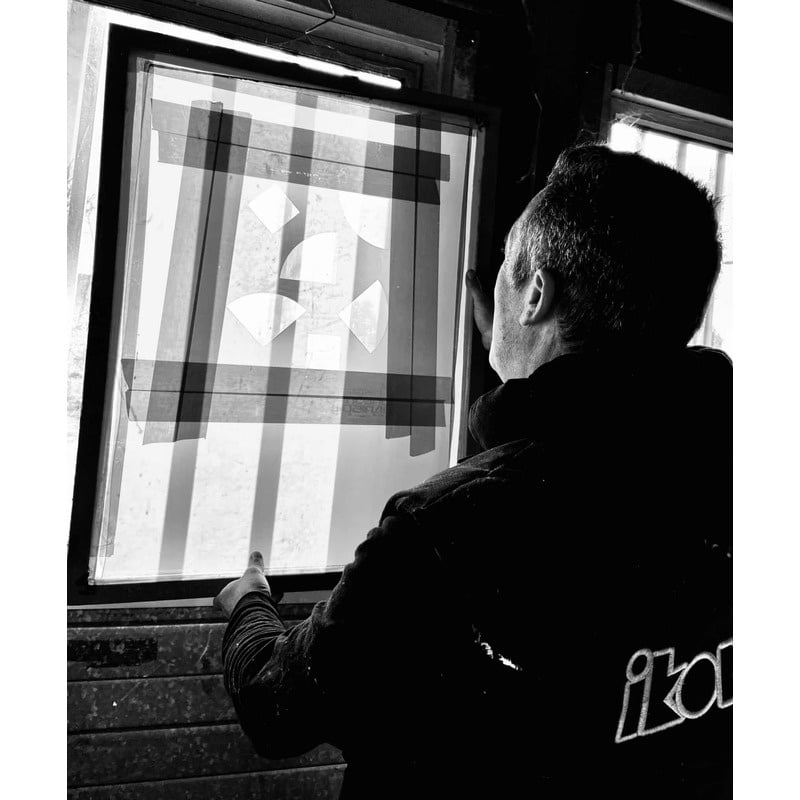 inspection cadre sérigraphie olivier