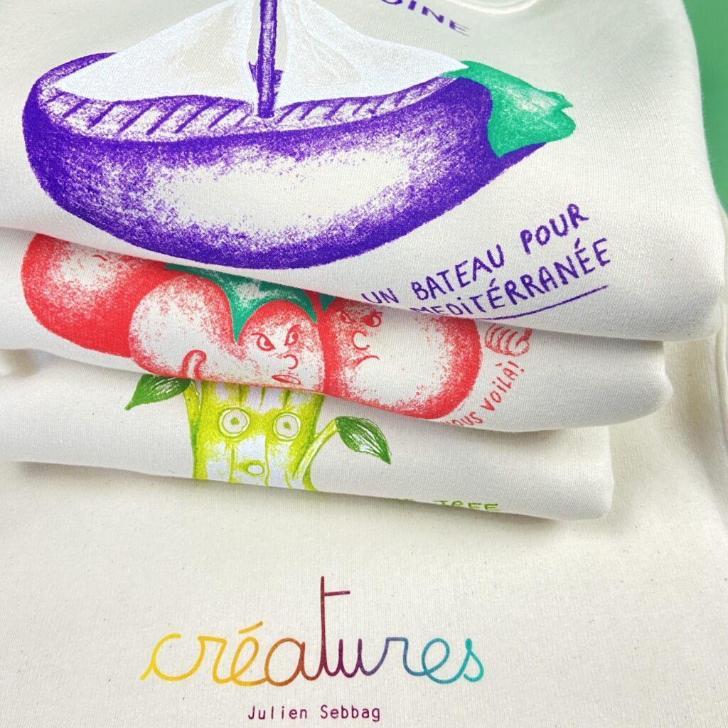 sweat / sérigraphie / restaurant