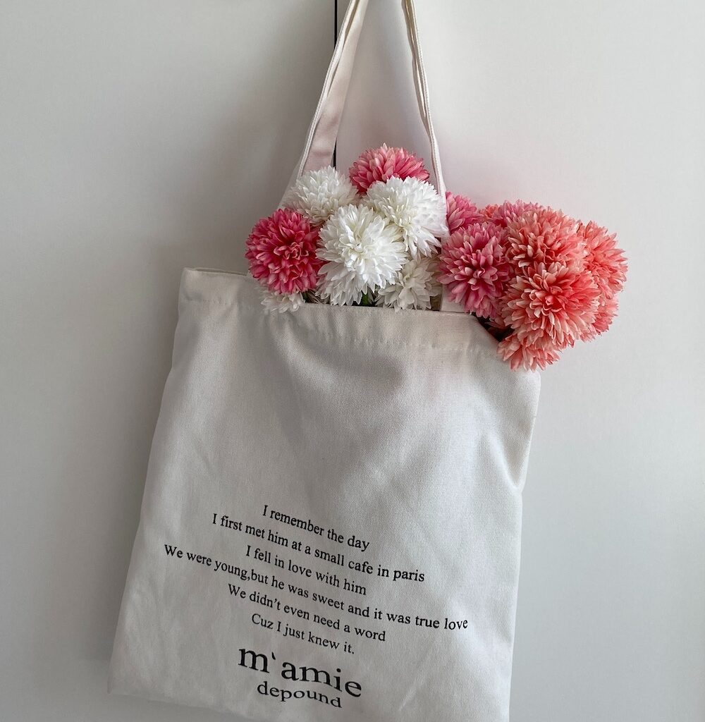 tote bag poème