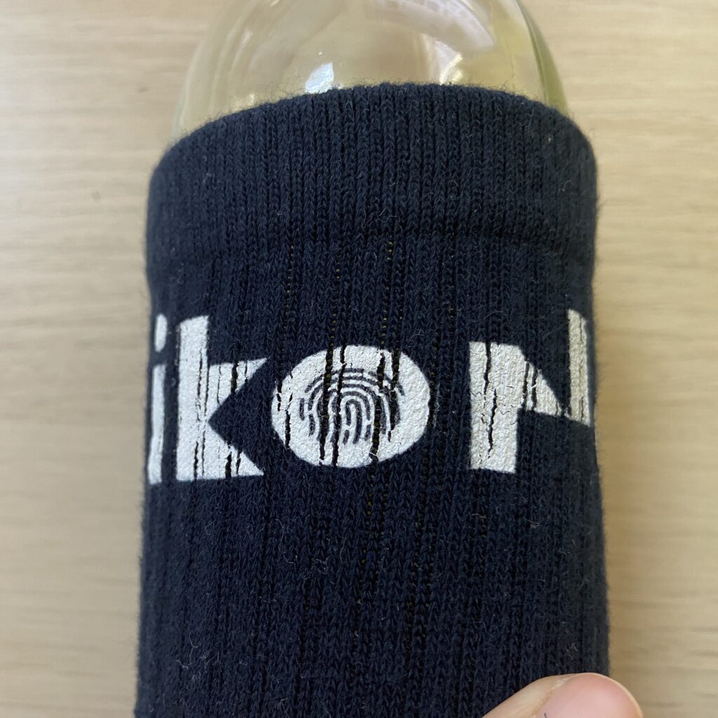 Chaussette étirée jambe