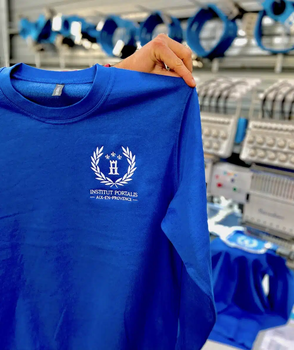 institut portalis association sweat broderie1
