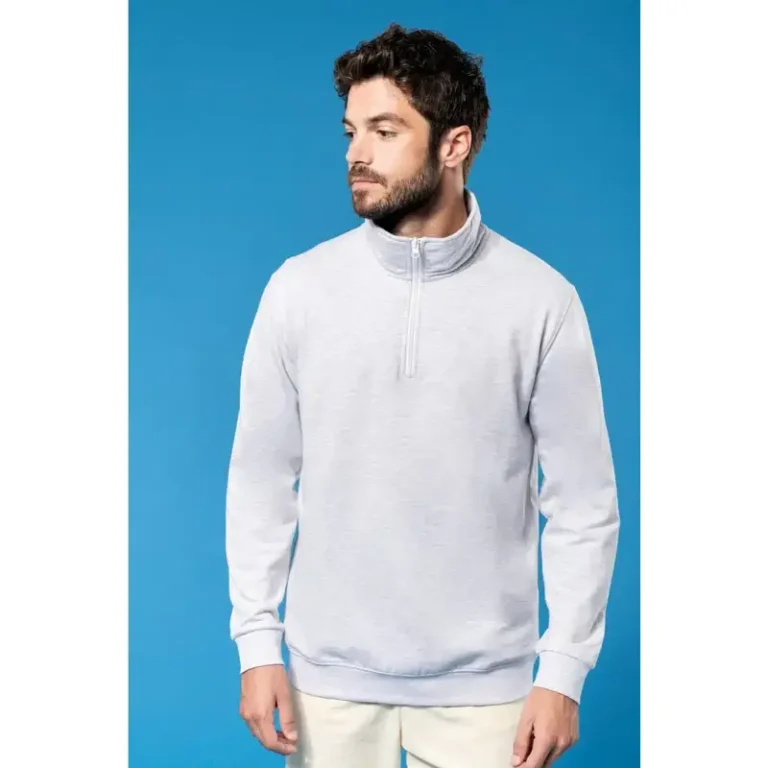 sweat col zippé k478