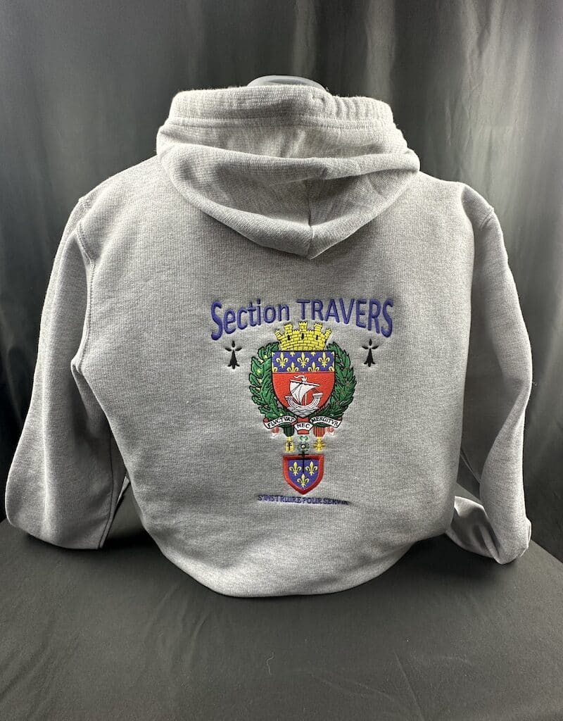 Sweat, Broderie, Association