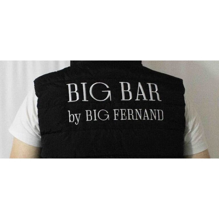 Bodywarmer, Broderie, Bar