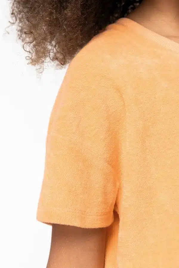 t shirt fille en éponge