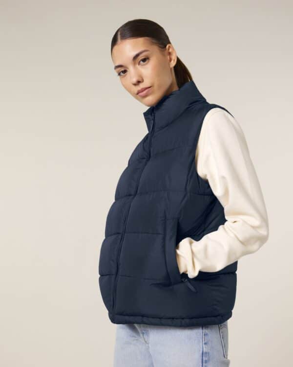 puffer gilet french navy studio front main 5