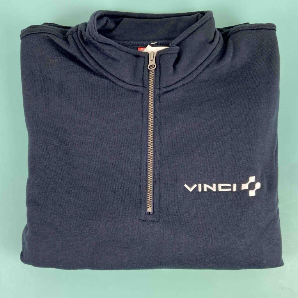 sweat basic half zip