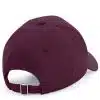 casquette classique soft 5 panneaux burgundy2