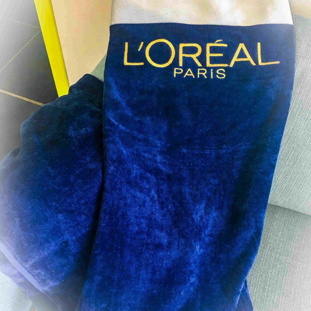 serviette loreal