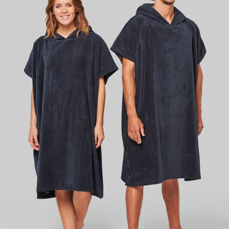 poncho éponge à capuche bio