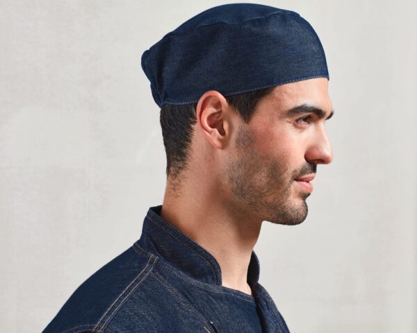 calot de cuisinier denim