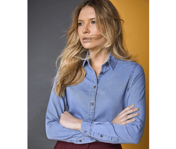 chemise en jean lady