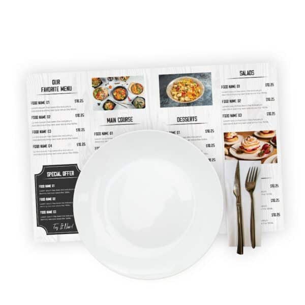 set de table papier