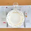 set de table papier graines