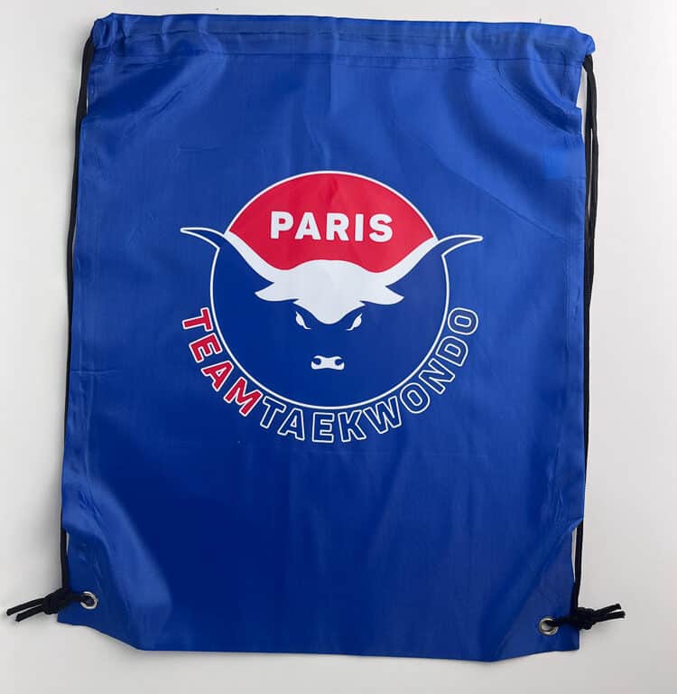 paris team taekwondo associations gym bag beginner transfert
