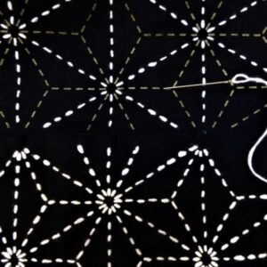 Broderie sur textile : point sashiko