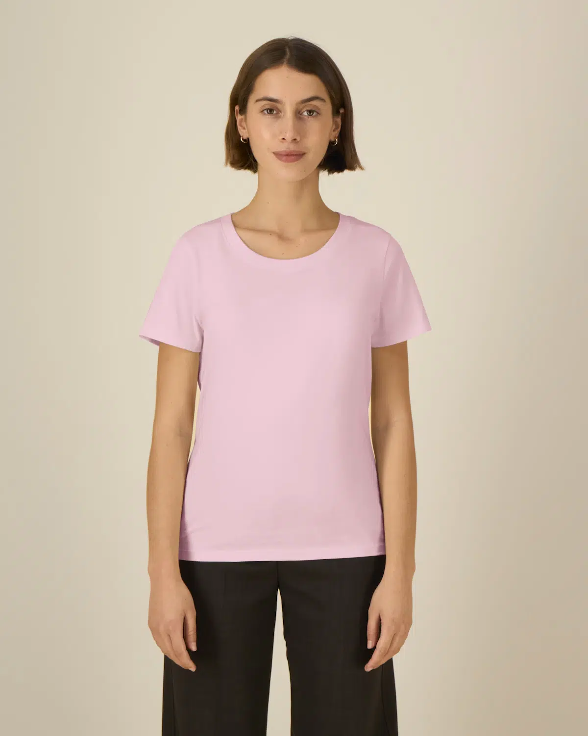 t shirt expresser cotton pink ikone