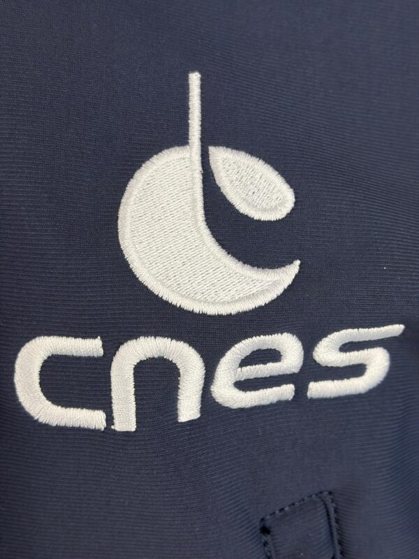 cnes collectivités parka softshell avec doublure doudoune vermont broderie