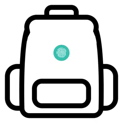 sac à dos haut face (sans rabat)