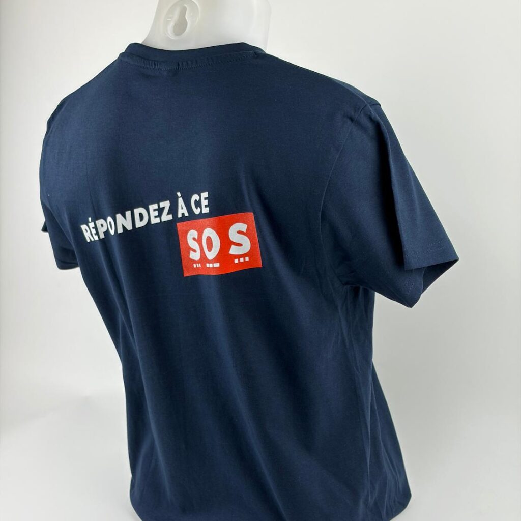sos mediterranee associations t shirt basik by ikone sérigraphie(4)