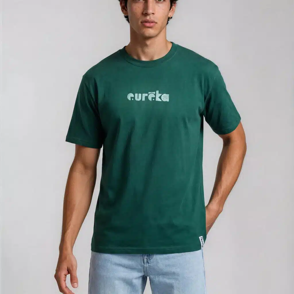 teeshirt vert brodé