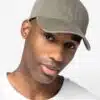 casquette washed organic 6 panneaux