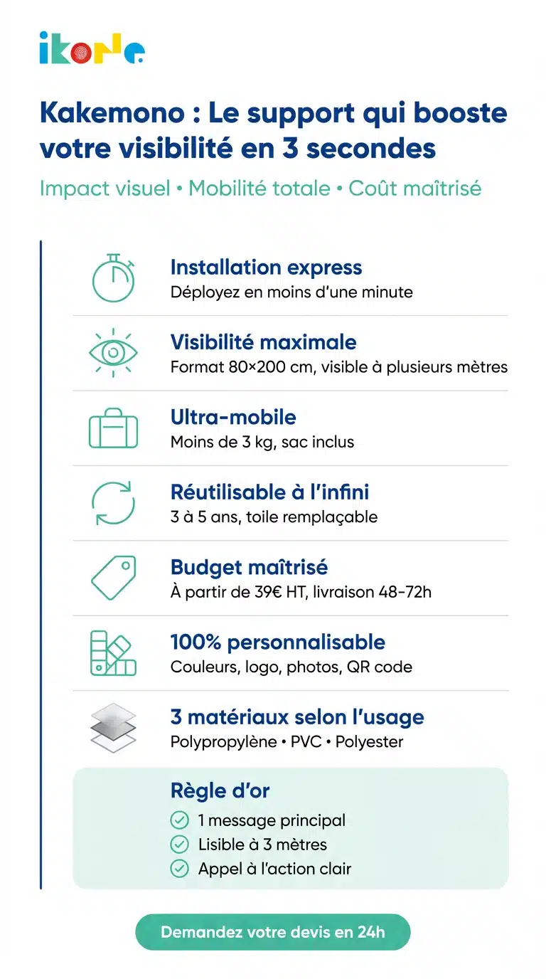 7 avantages du kakemono publicitaire personnalisé